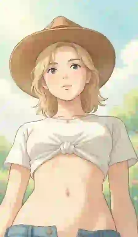 AI-genereret Studio Ghibli-inspireret portræt med finurlig art direction og bløde akvarelteksturer, velegnet til Ghibli-stil forudindstillet.