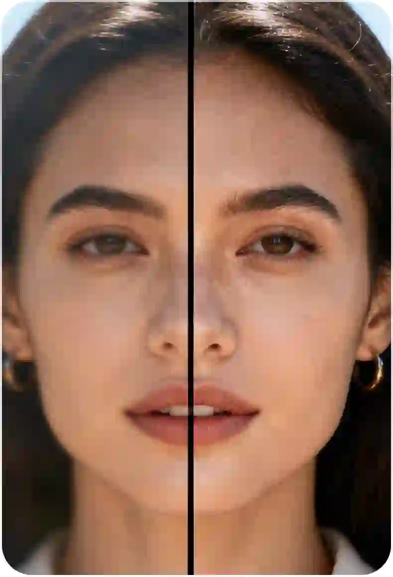 Portrait d'une femme portant un débardeur noir dont le profond décolleté en V s'étend jusqu'au milieu du torse, révélant subtilement le contour de sa poitrine.