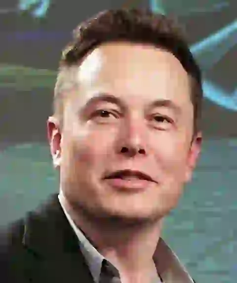 Elon Musk portret. Modelsjabloon voor photo face swap.