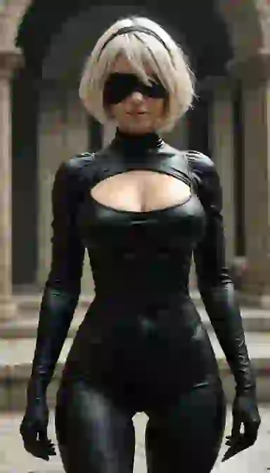 AI-generert helkroppsportrett av en rødhåret kvinne i klassisk sjømannsuniform: marineblå lue, hvit sjømannsskjorte, marineblått plissert skjørt, hvite gjennomsiktige strømper, røde Converse-sko.